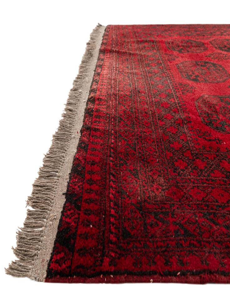 Detail image of  6' 7 x 9' 8  Hand Knotted Balouch Persian Wool Rug