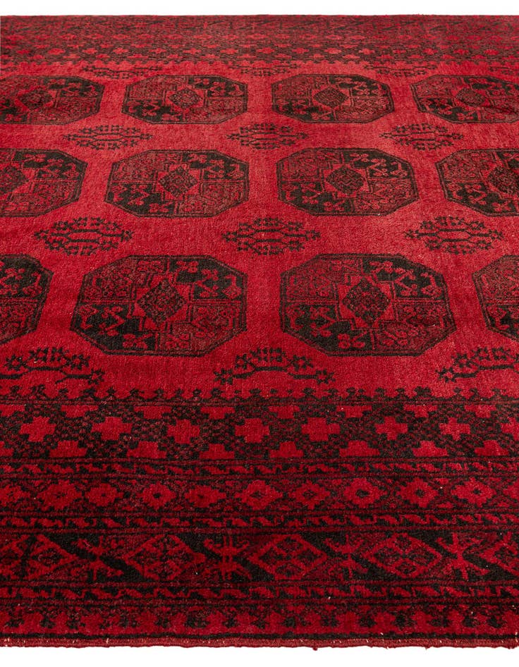 Detail image of  6' 7 x 9' 8  Hand Knotted Balouch Persian Wool Rug