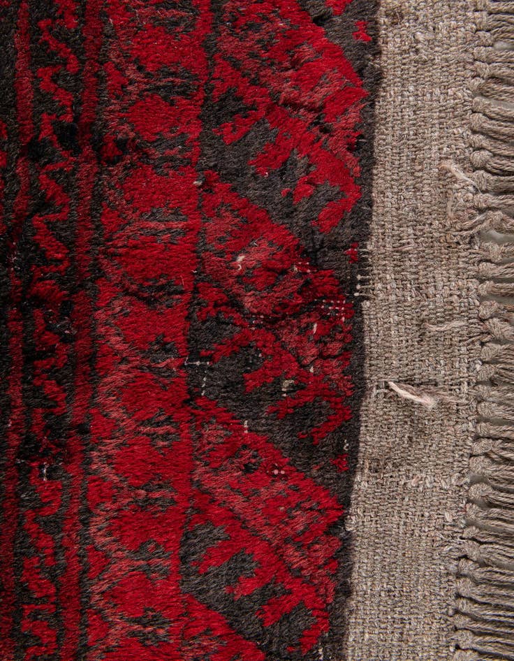 Detail image of  6' 7 x 9' 8  Hand Knotted Balouch Persian Wool Rug
