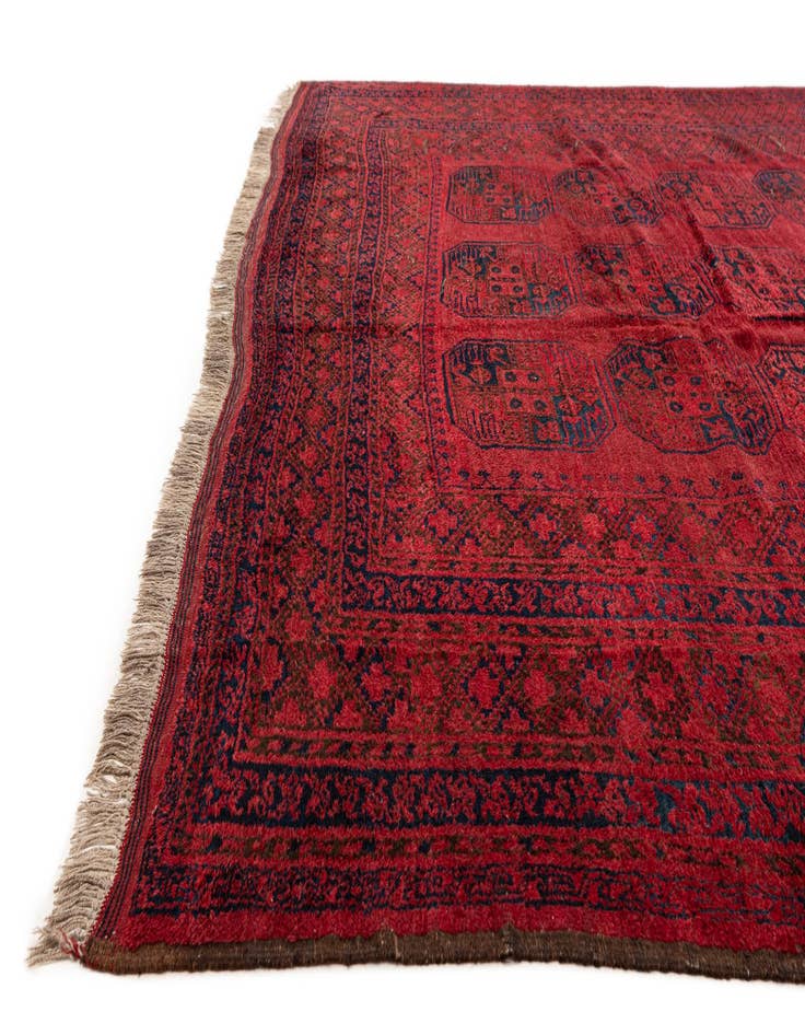 Detail image of  9' 1 x 11' 2  Hand Knotted Balouch Persian Wool Rug