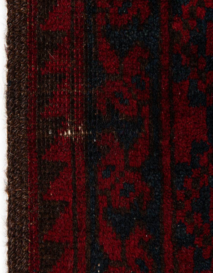 Detail image of  7' 11 x 11' 2  Hand Knotted Balouch Persian Wool Rug