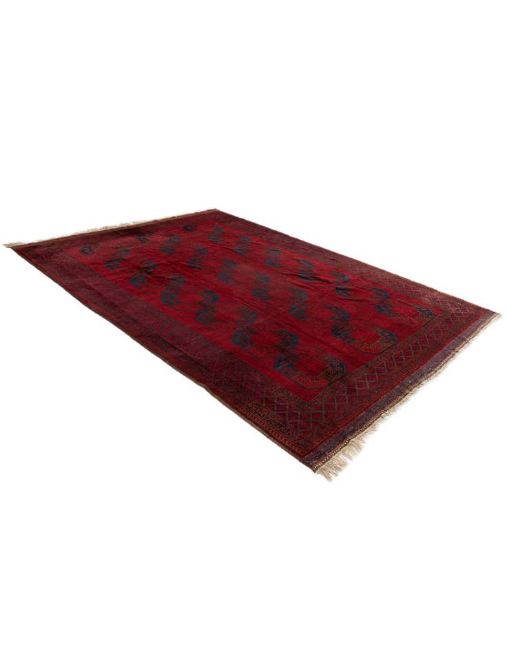 Detail image of  7' 11 x 11' 2  Hand Knotted Balouch Persian Wool Rug