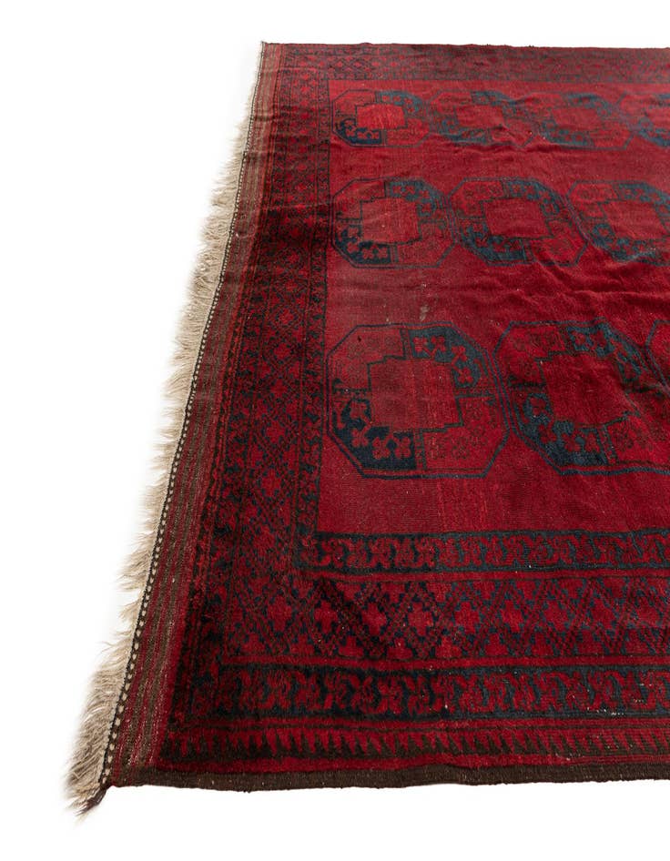 Detail image of  7' 11 x 11' 2  Hand Knotted Balouch Persian Wool Rug