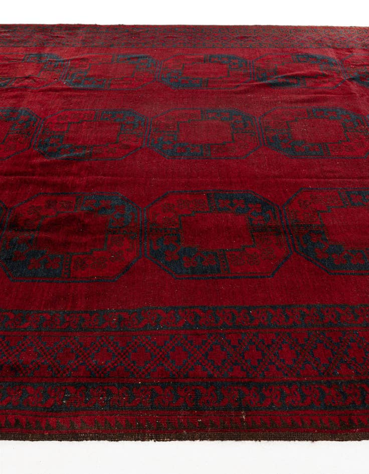 Detail image of  7' 11 x 11' 2  Hand Knotted Balouch Persian Wool Rug