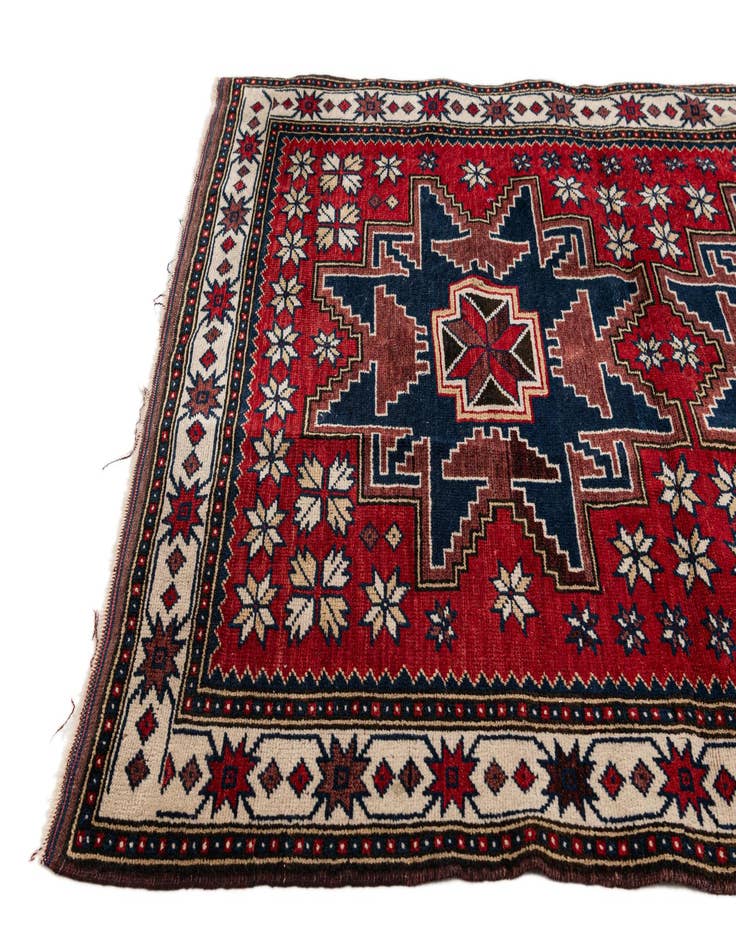 Detail image of 3' 7 x 6' 4 Hand Knotted Balouch Persian Wool Rug