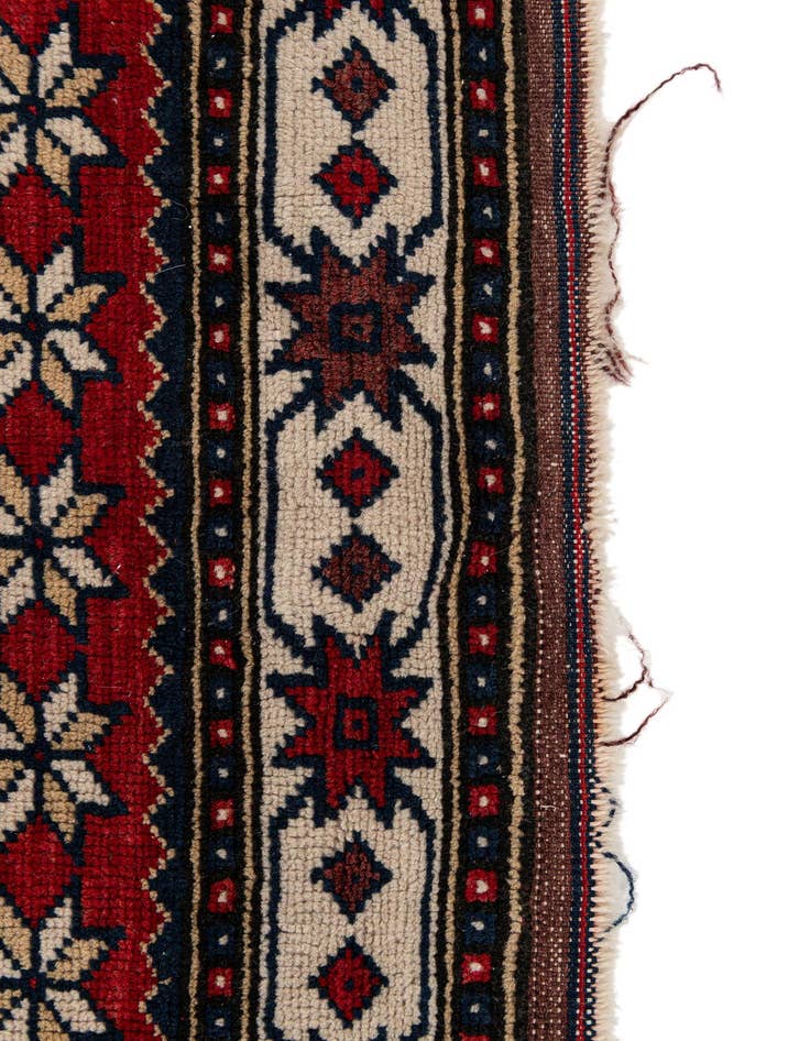 Detail image of 3' 7 x 6' 4 Hand Knotted Balouch Persian Wool Rug