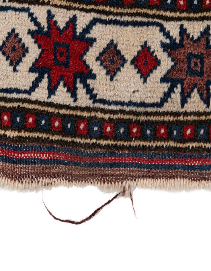 Detail image of 3' 7 x 6' 4 Hand Knotted Balouch Persian Wool Rug