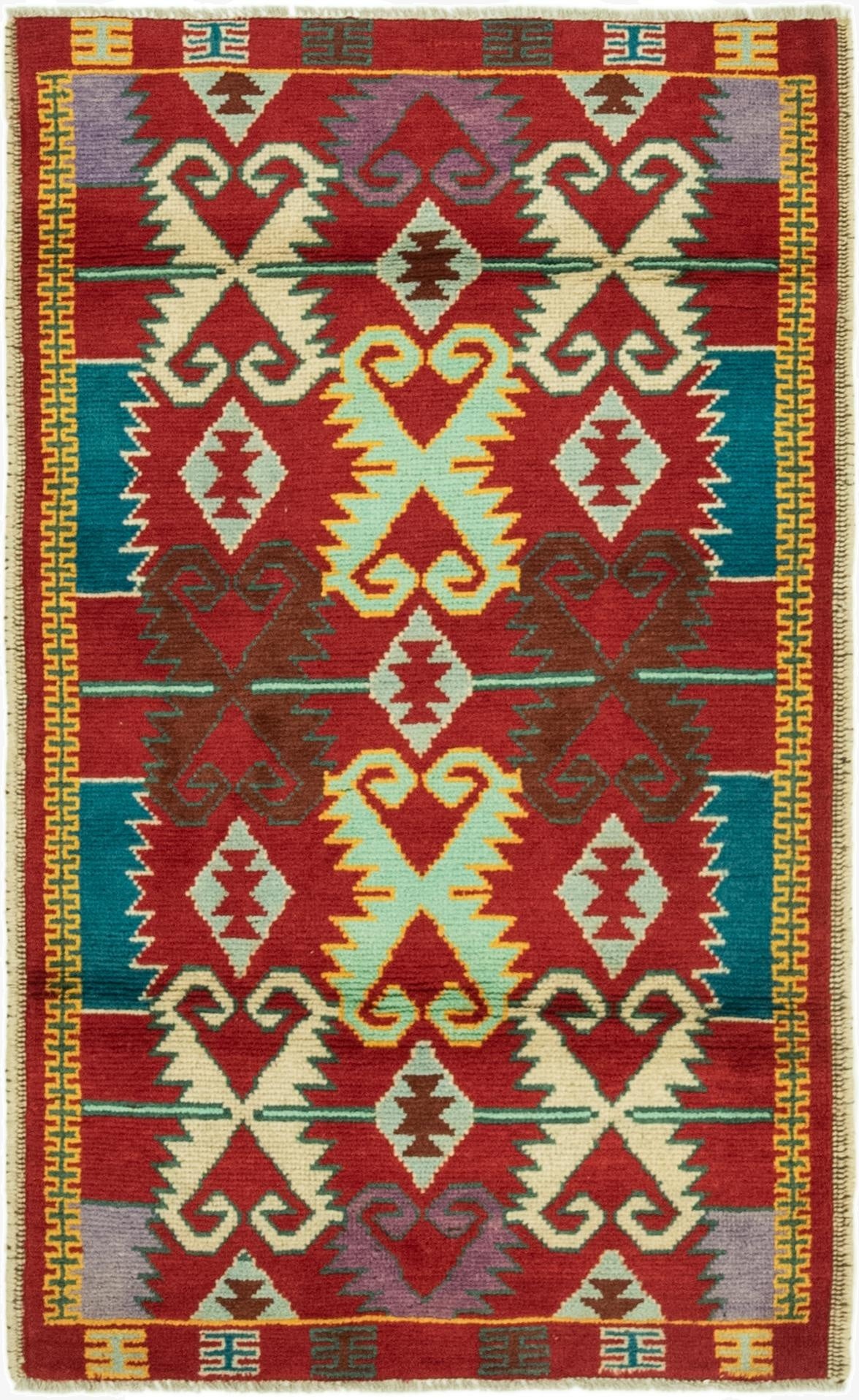  2' 10 x 5'  Hand Knotted Balouch Rug