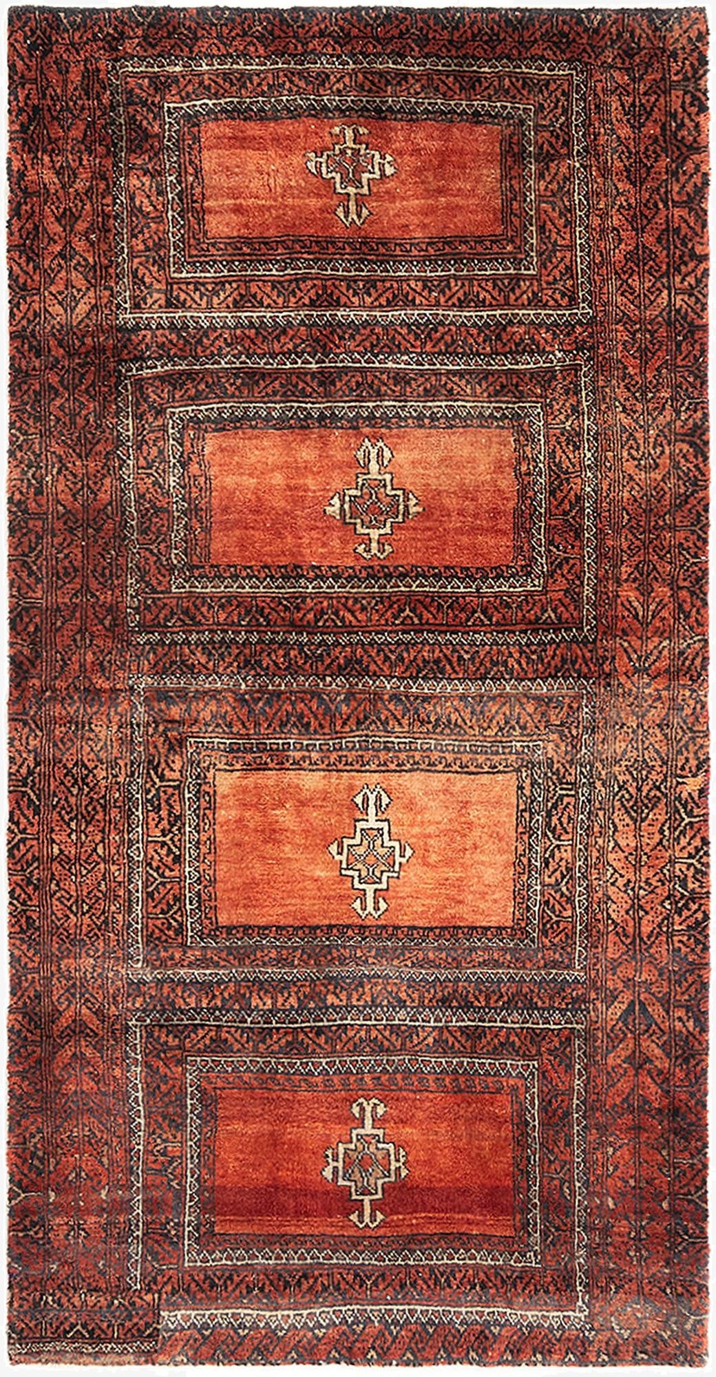  2' 8 x 5' 3 Balouch Rug