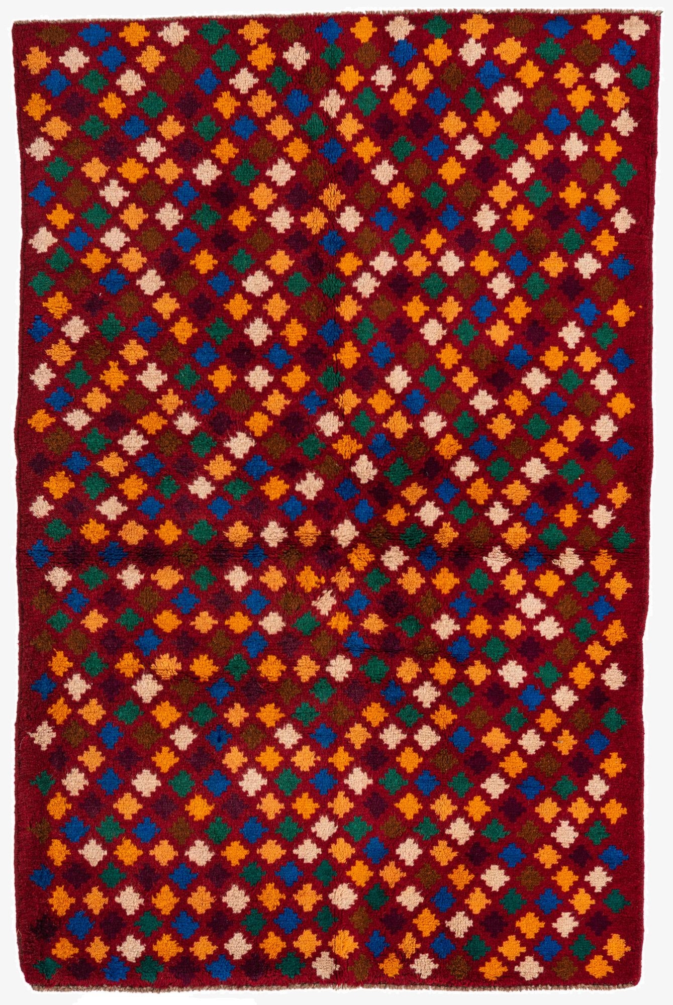  4' x 6'  Hand Knotted Balouch Wool Rug