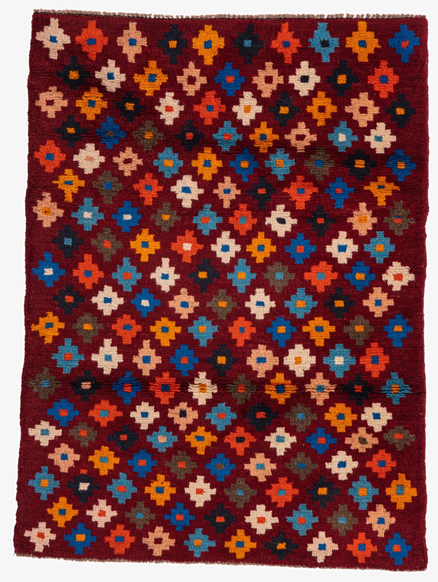  3' x 4'  Hand Knotted Balouch Wool Rug