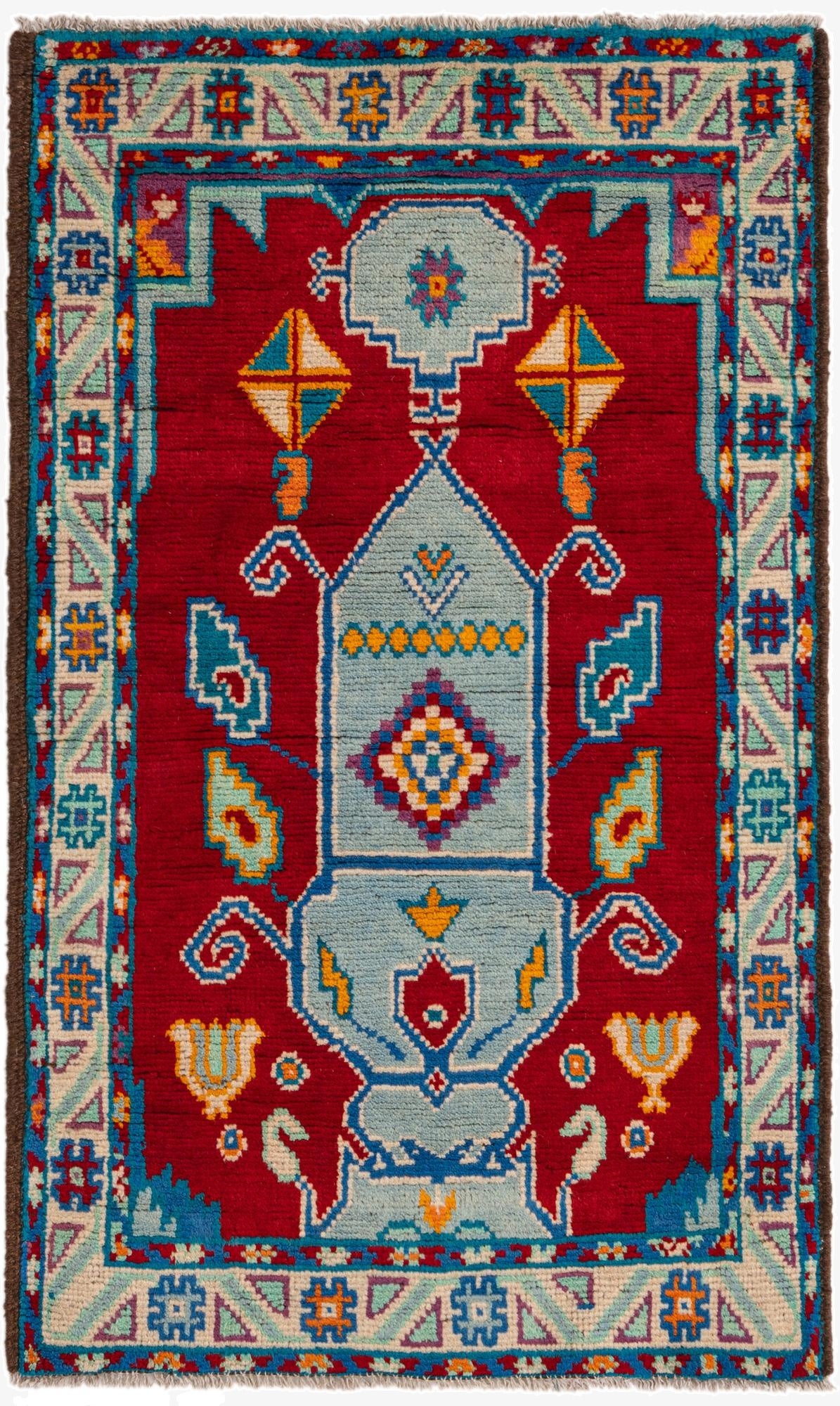  2' 7 x 4' 4  Hand Knotted Balouch Rug