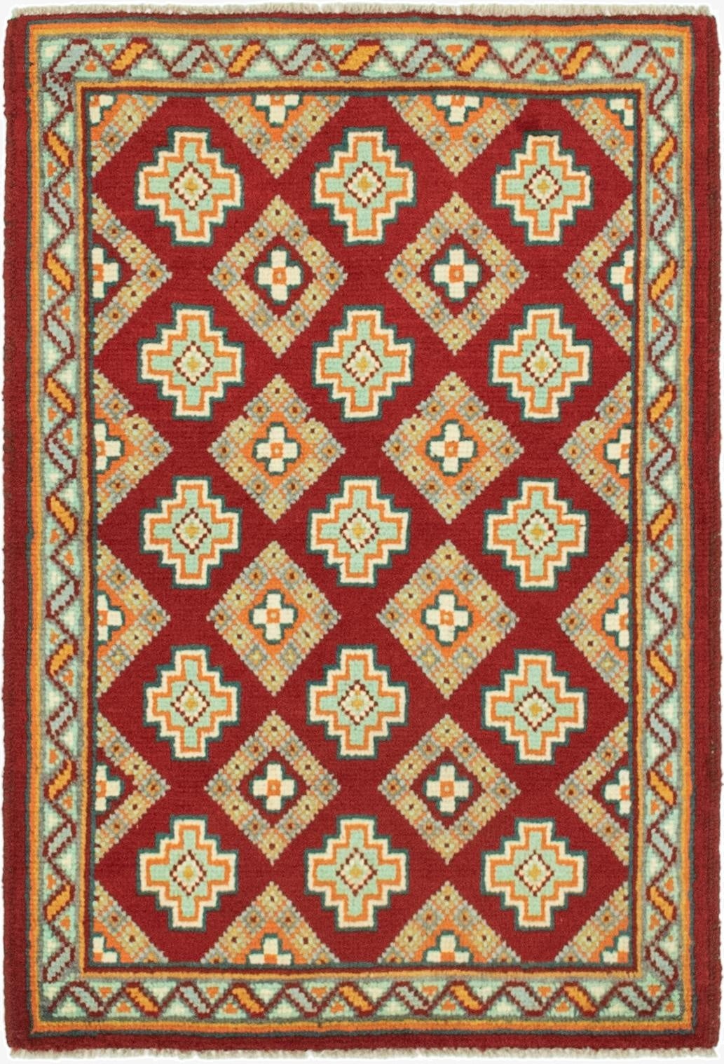  2' 7 x 3' 10  Hand Knotted Balouch Rug