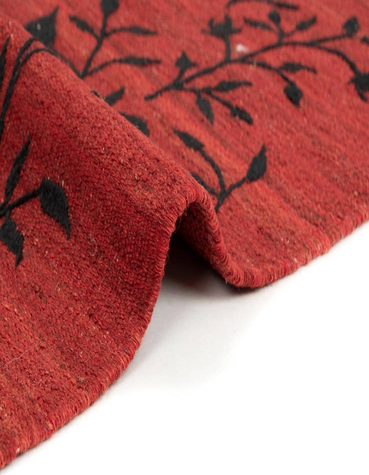 Detail image of  6' 10 x 9' 11  Hand Knotted Baneh Kilim Persian Wool Rug