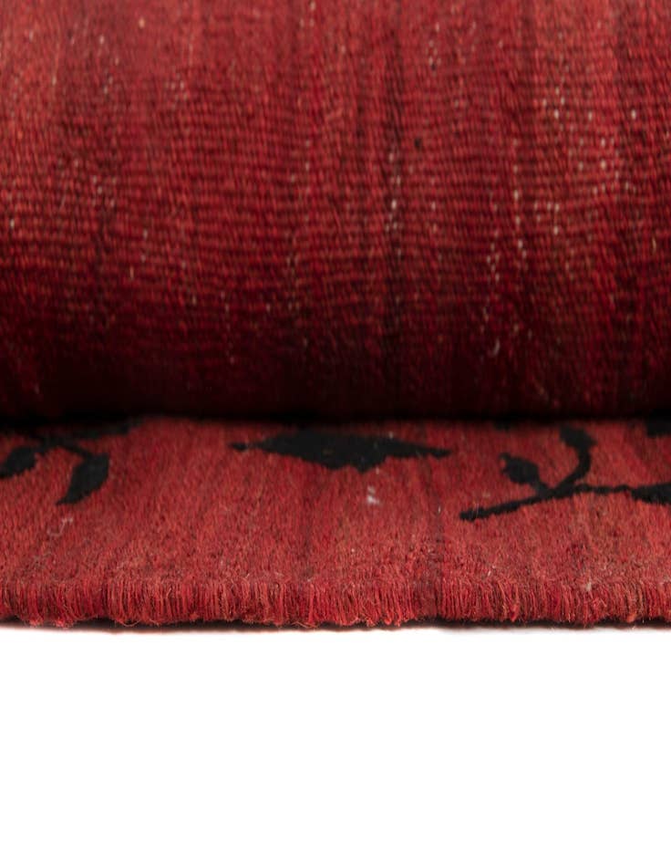 Detail image of  6' 10 x 9' 11  Hand Knotted Baneh Kilim Persian Wool Rug