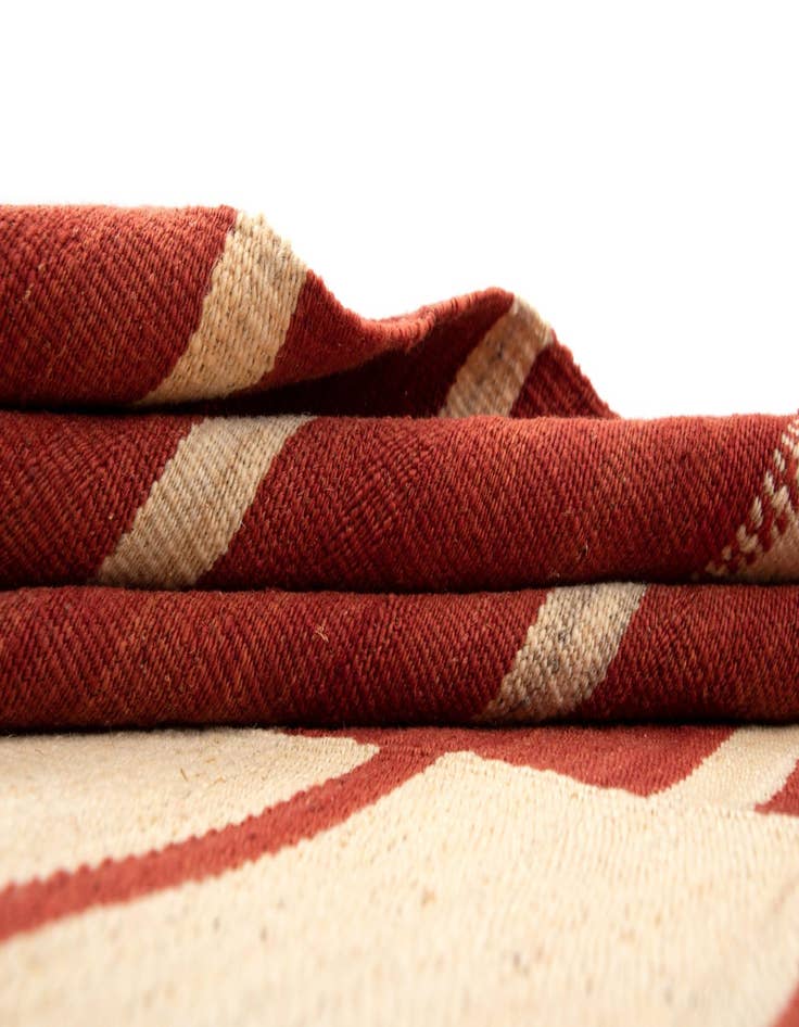 Detail image of  5' 1 x 6' 11 Baneh Kilim Rug