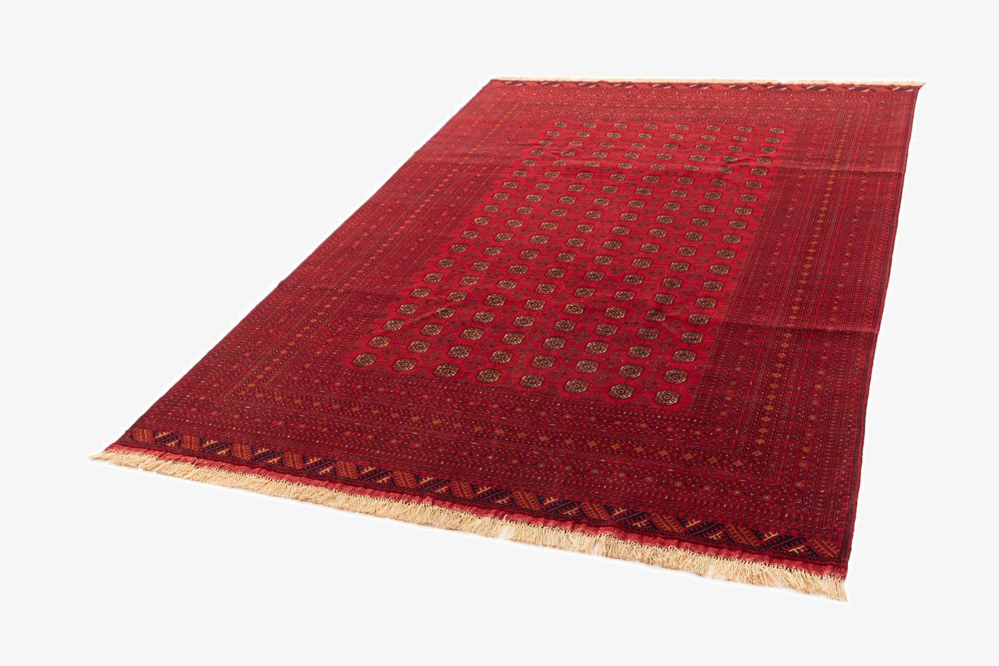  6' 8 x 9' 11 Barmacid on Silk Rug