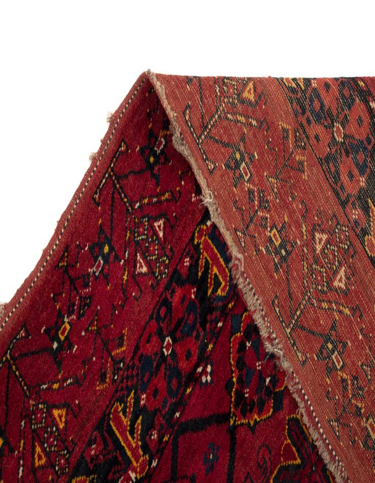 Detail image of  3' 11 x 6' 8  Hand Knotted Beschir-Jowal Rug