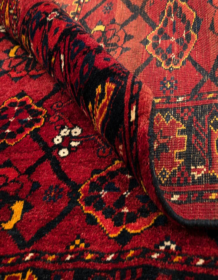 Detail image of  3' 11 x 6' 8  Hand Knotted Beschir-Jowal Rug