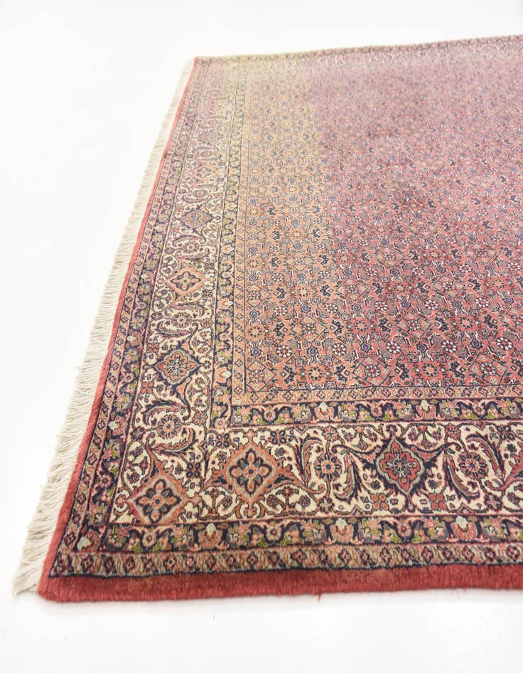 Detail image of  6' 7 x 9' 10  Hand Knotted Bidjar Persian Wool Rug