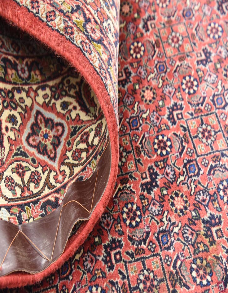 Detail image of  6' 7 x 9' 10  Hand Knotted Bidjar Persian Wool Rug