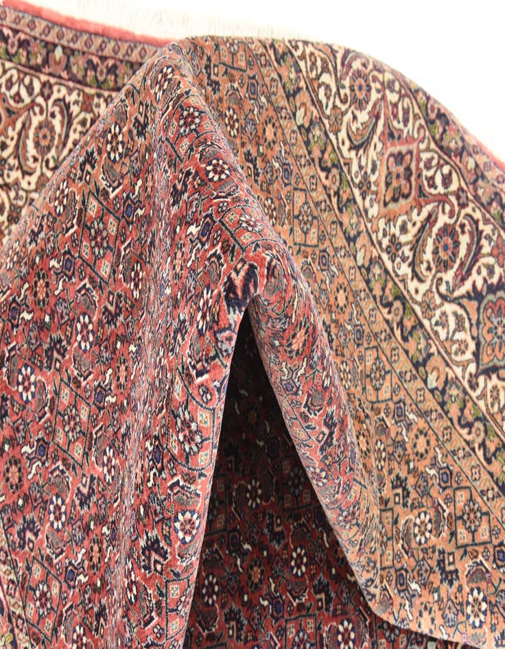 Detail image of  6' 7 x 9' 10  Hand Knotted Bidjar Persian Wool Rug