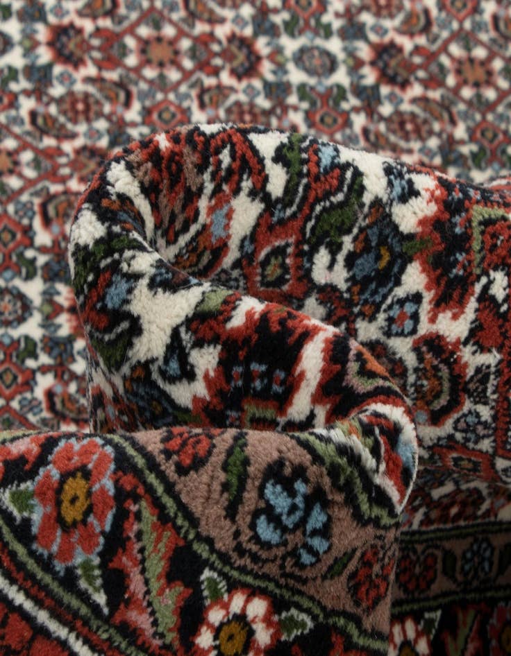 Detail image of  6' 7 x 9' 2  Hand Knotted Bidjar Persian Wool Rug