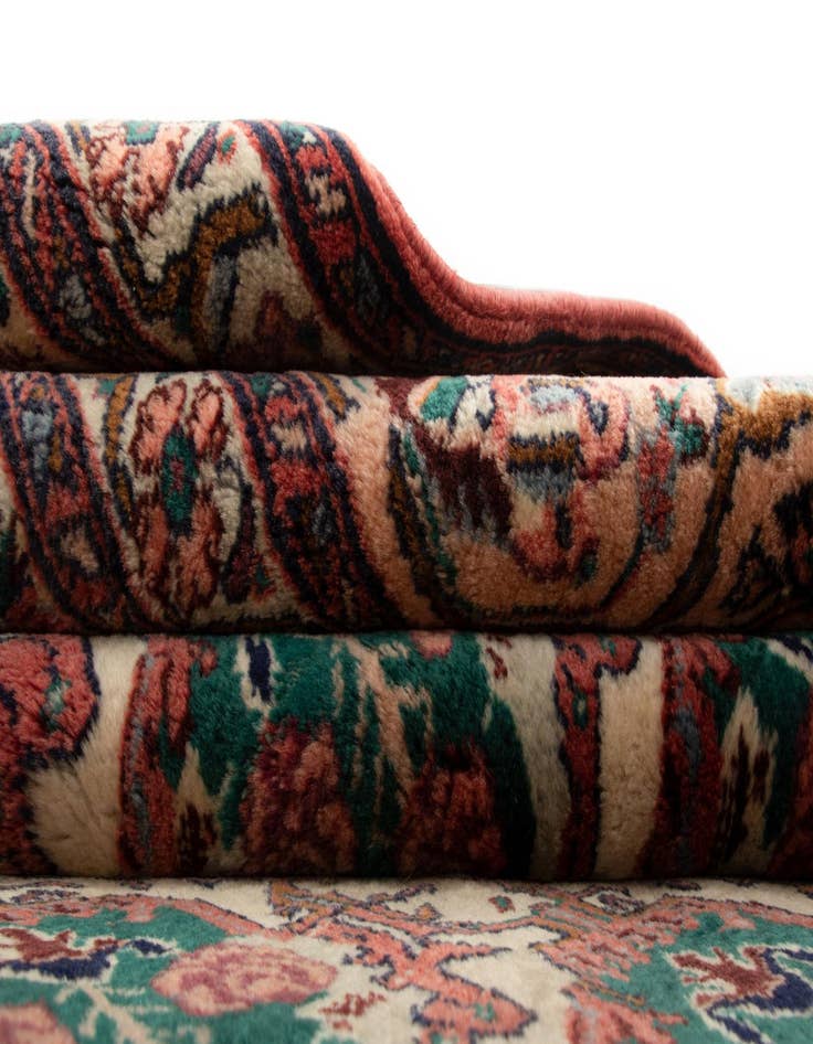 Detail image of  10' x 12' 10  Hand Knotted Bidjar Persian Wool Rug