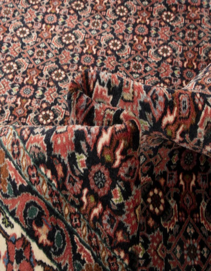 Detail image of  6' 9 x 9' 7  Hand Knotted Bidjar Persian Wool Rug