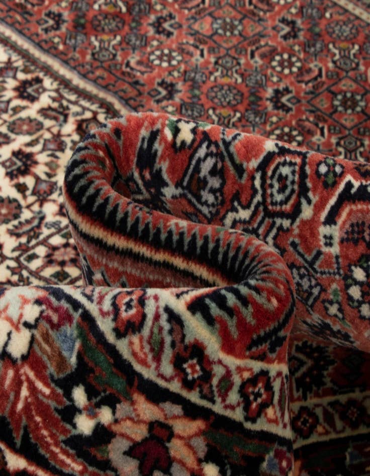 Detail image of  6' 7 x 9' 9  Hand Knotted Bidjar Persian Wool Rug