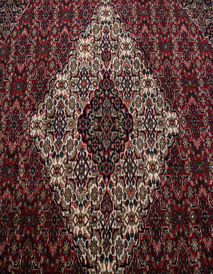 Detail image of  6' 4 x 10' 5  Hand Knotted Bidjar Oriental Wool Rug