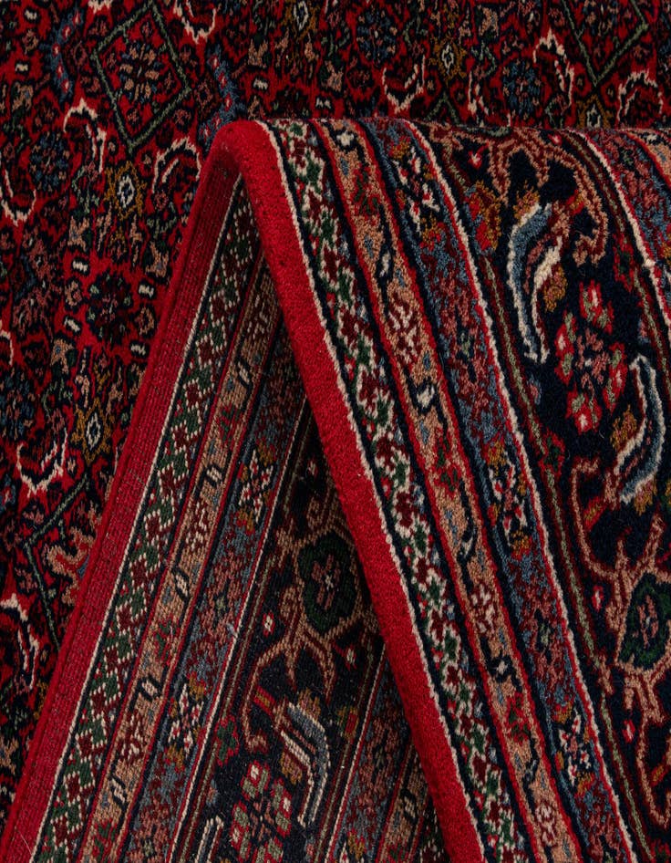 Detail image of  6' 6 x 9' 10  Hand Knotted Bidjar Wool Rug