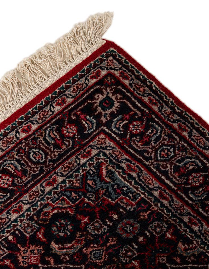 Detail image of  4' x 5' 11  Hand Knotted Bidjar Wool Rug