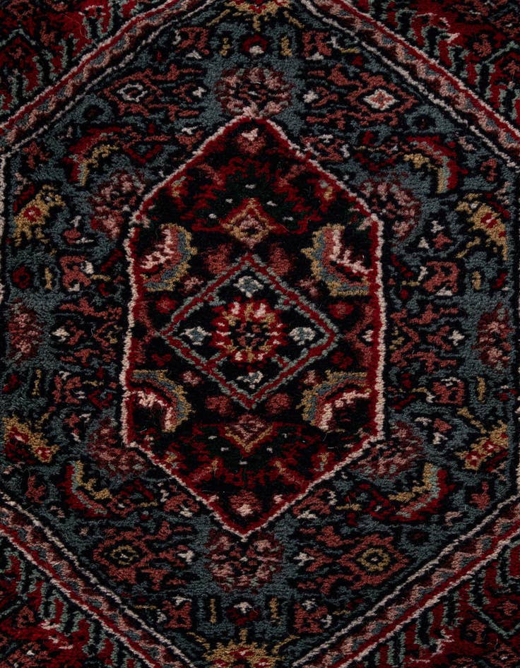 Detail image of  4' 3 x 6'  Hand Knotted Bidjar Wool Rug