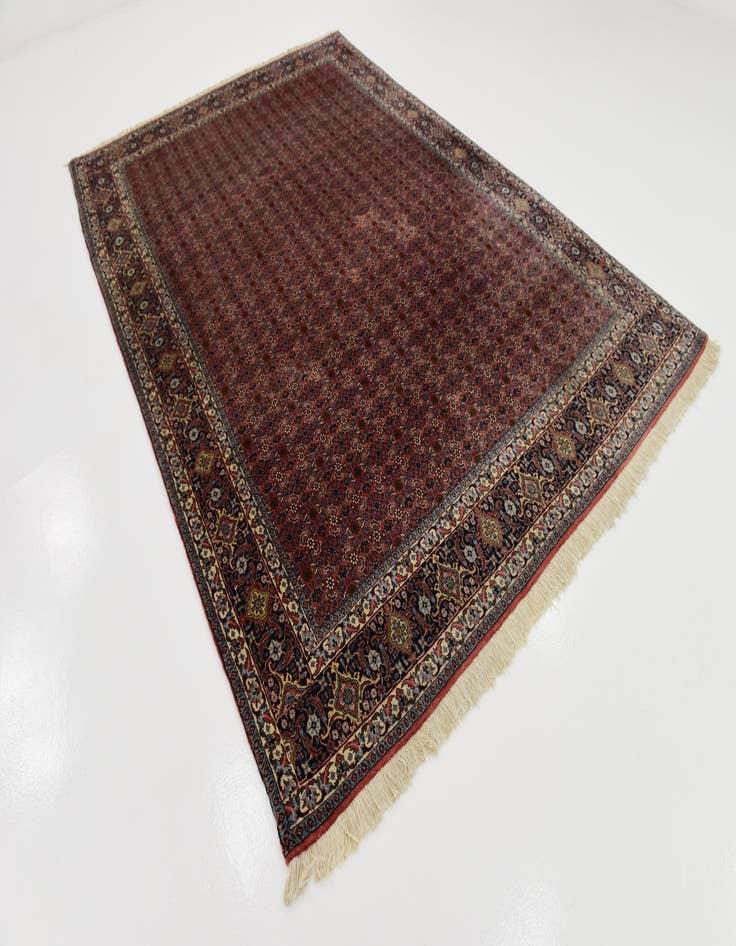 Detail image of  6' 10 x 10'  Hand Knotted Bidjar Persian Wool Rug