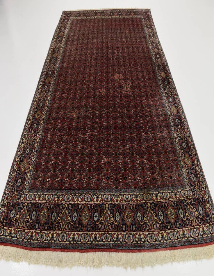 Detail image of  6' 10 x 10'  Hand Knotted Bidjar Persian Wool Rug