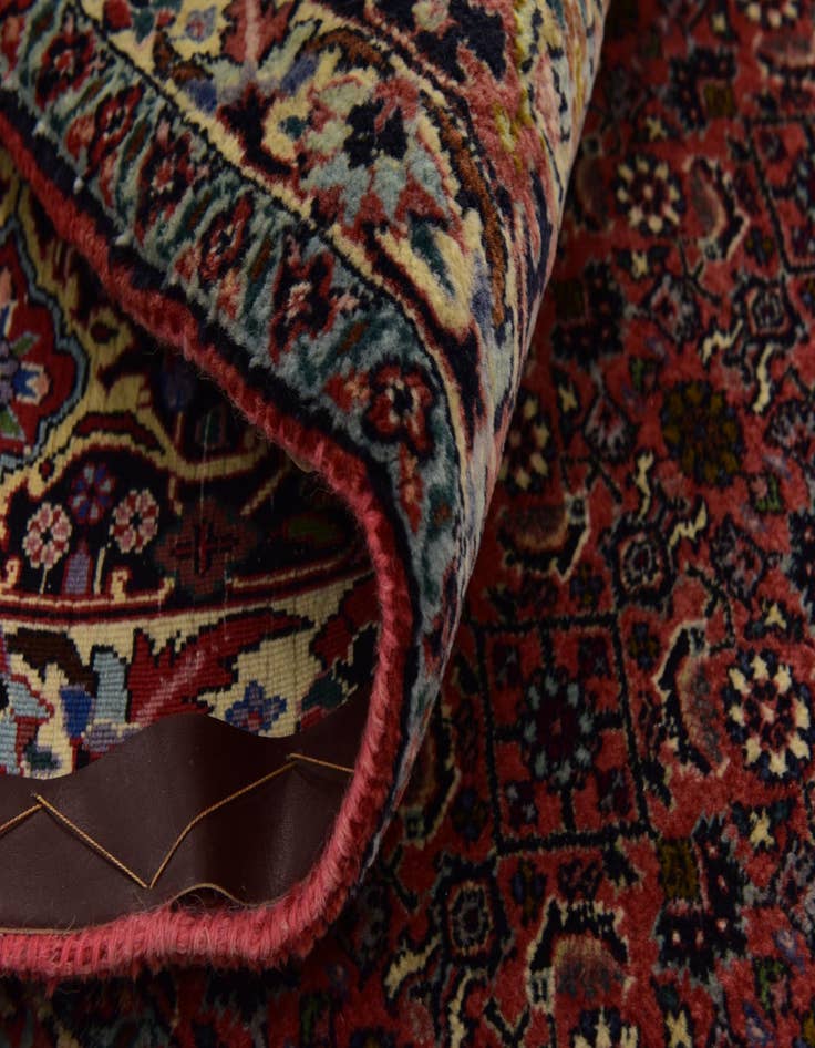 Detail image of  6' 10 x 10'  Hand Knotted Bidjar Persian Wool Rug