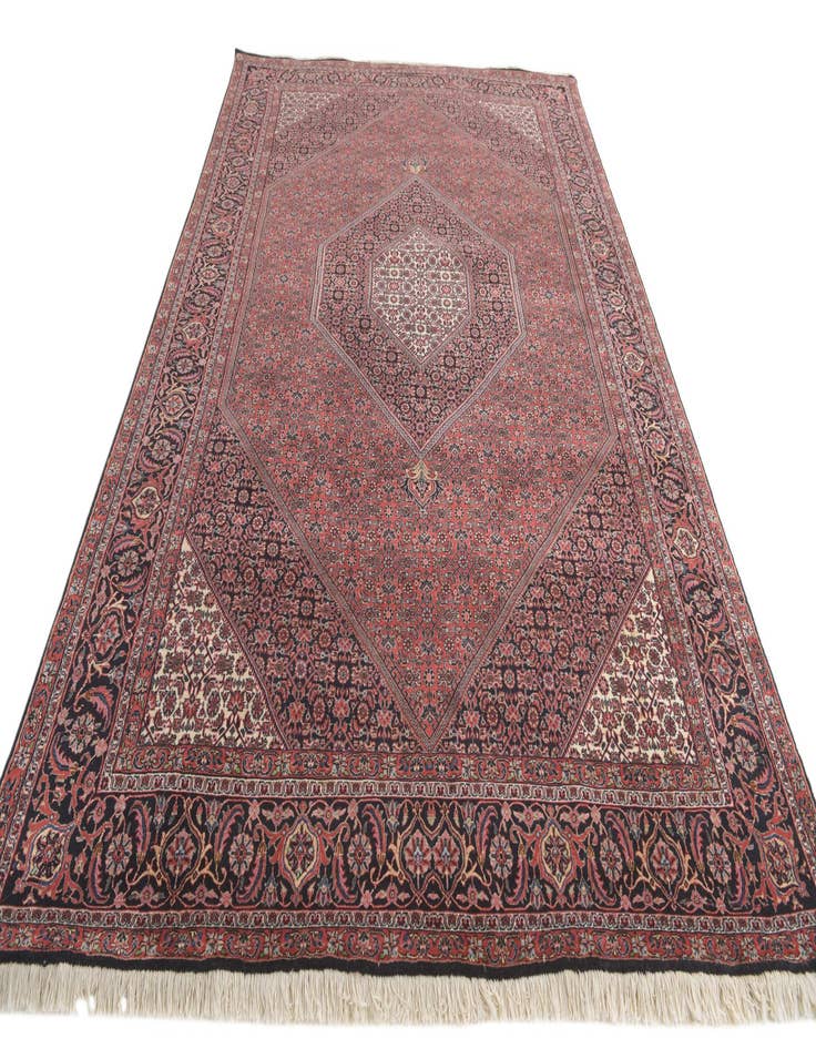 Detail image of  6' 5 x 10' 1  Hand Knotted Bidjar Persian Wool Rug