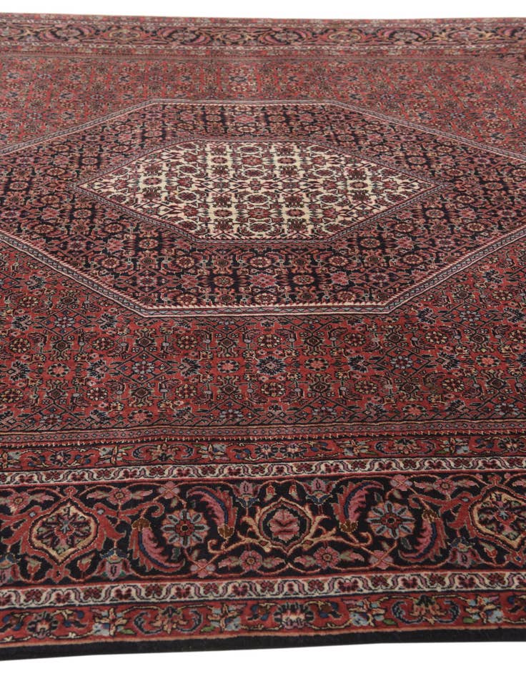 Detail image of  6' 5 x 10' 1  Hand Knotted Bidjar Persian Wool Rug
