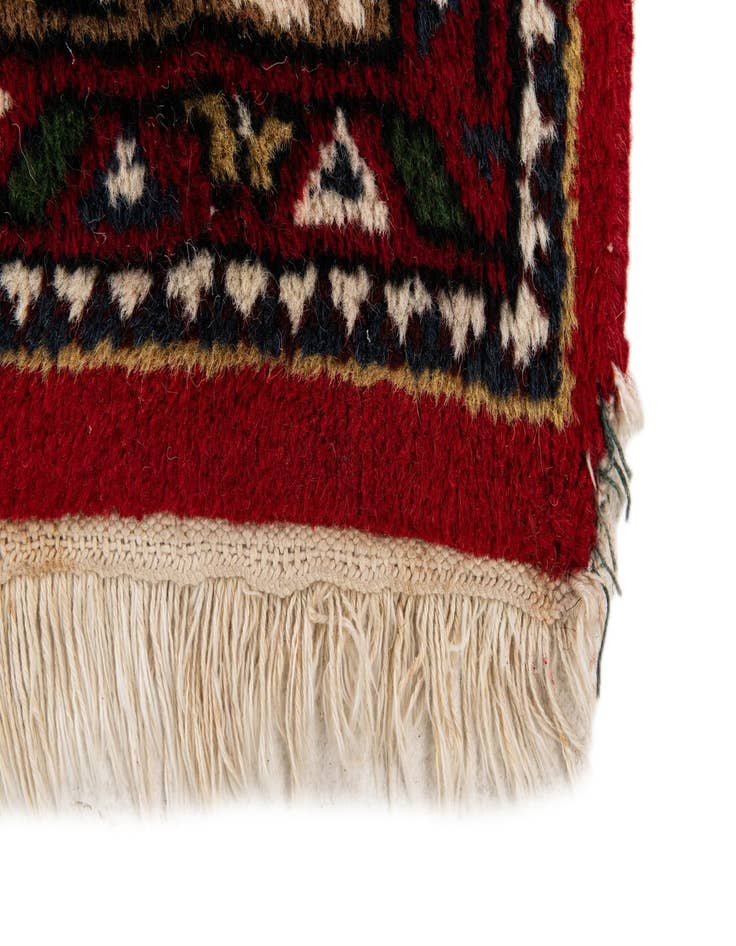 Detail image of  5' 8 x 7' 10  Hand Knotted Bidjar Wool Rug