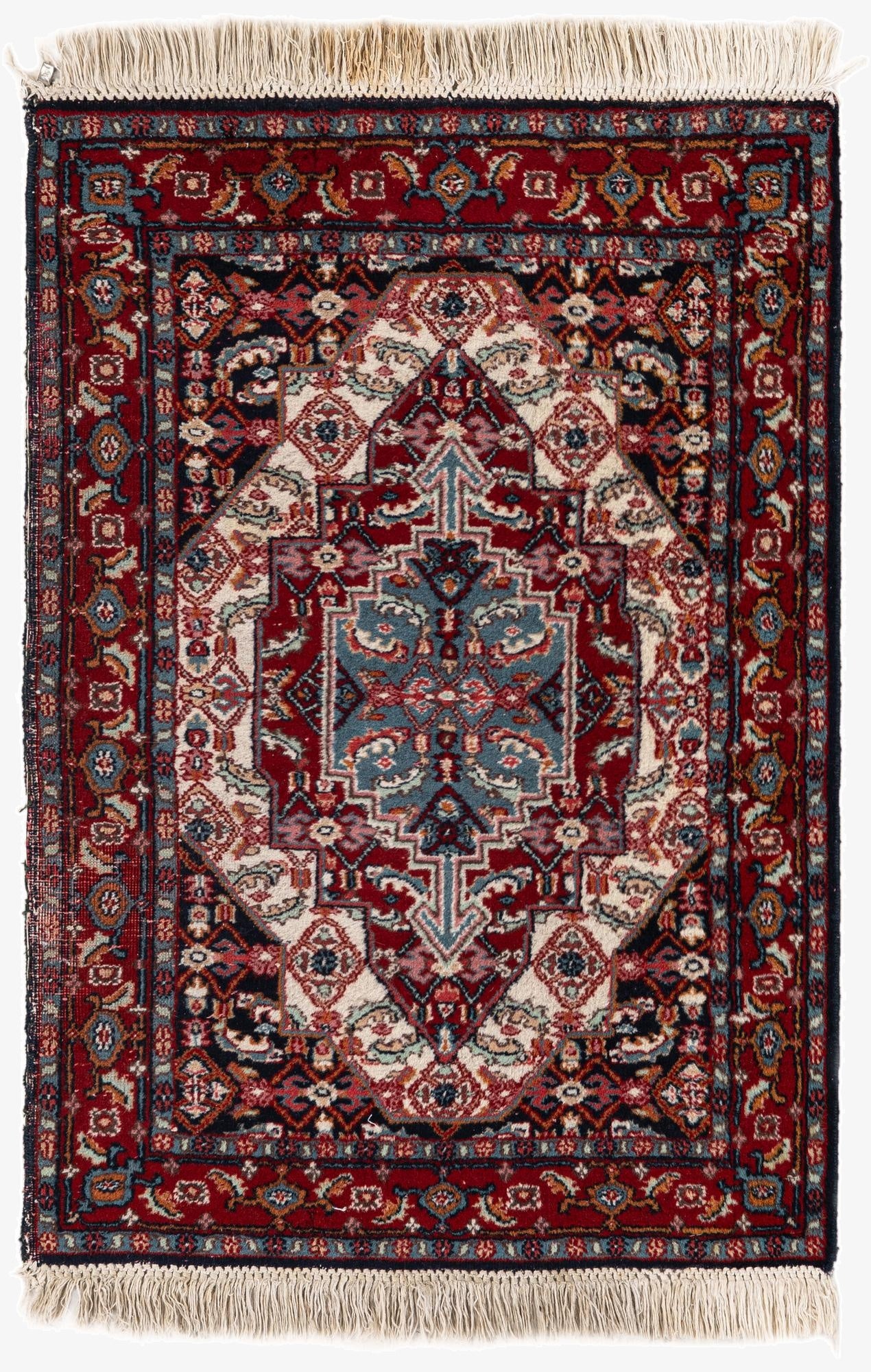  2' x 2' 10  Hand Knotted Bidjar Wool Rug
