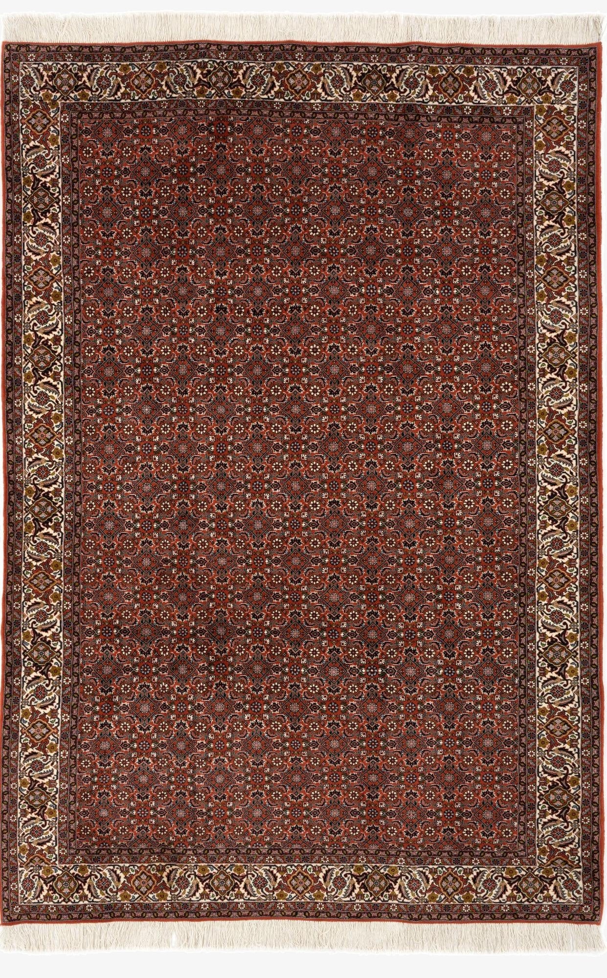  6' 6 x 10'  Hand Knotted Bidjar Persian Wool Rug