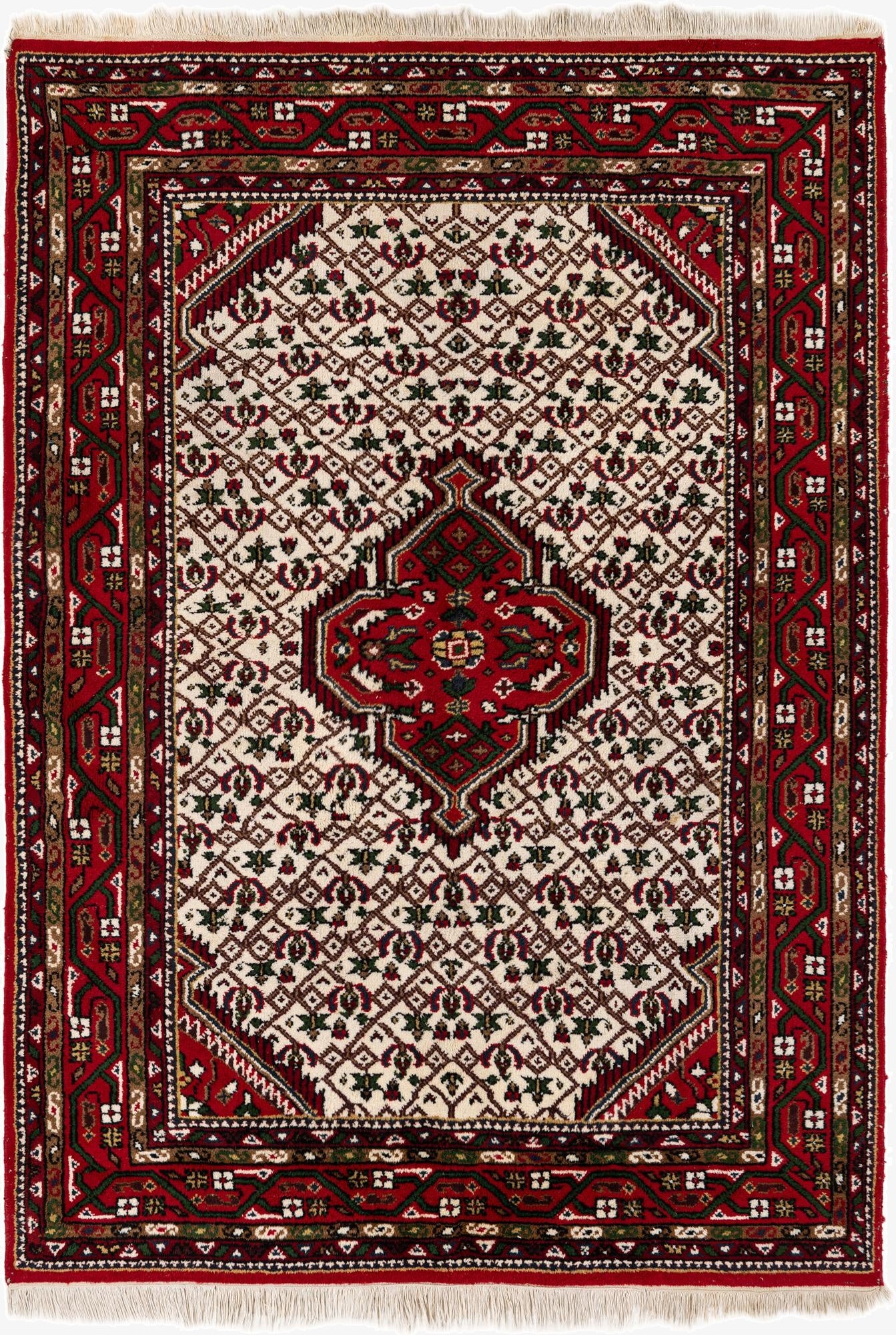 5' 8 x 7' 10  Hand Knotted Bidjar Wool Rug