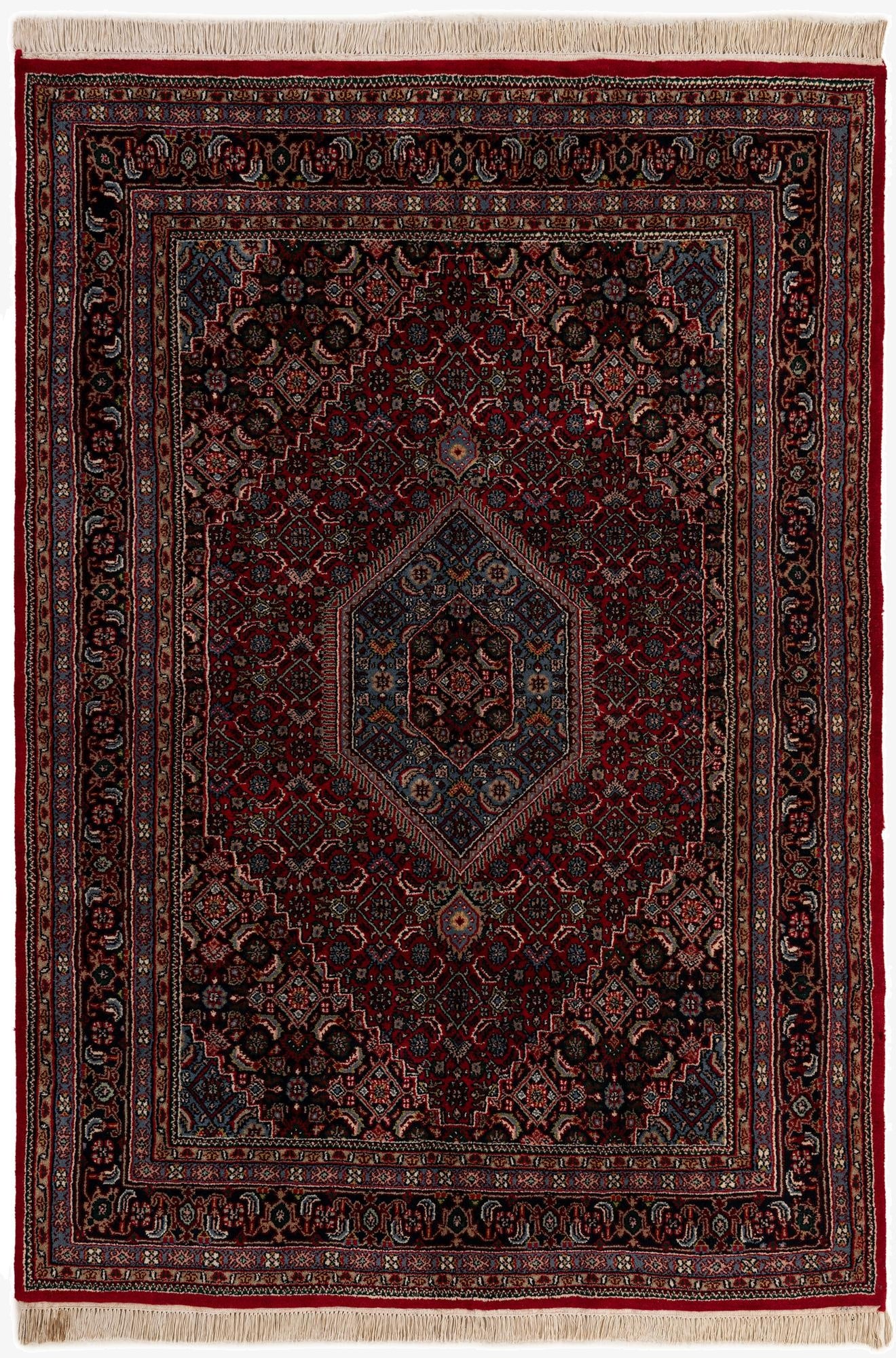  5' 5 x 7' 9  Hand Knotted Bidjar Wool Rug