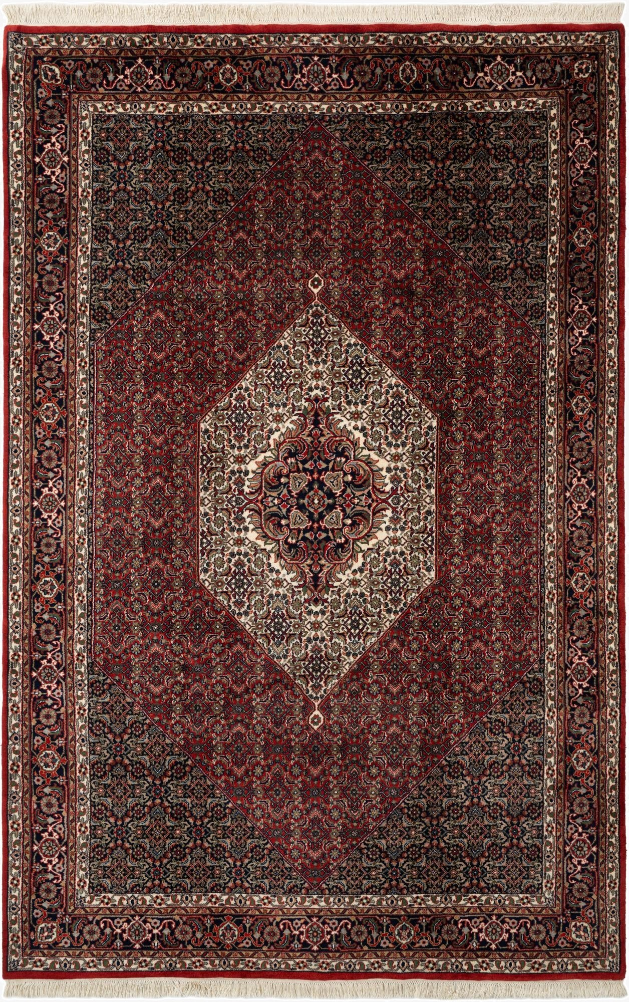  6' 7 x 10' 4  Hand Knotted Bidjar Oriental Wool Rug
