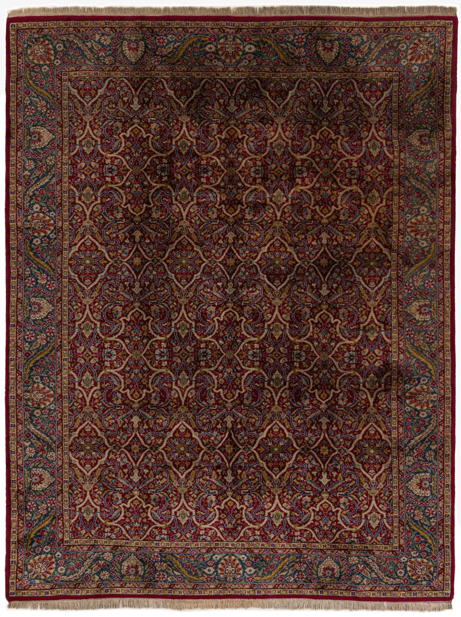  7' x 9' 1  Hand Knotted Bidjar Wool Rug