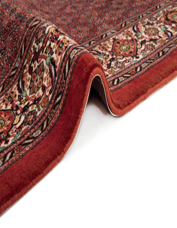 Detail image of  4' 8 x 6' 10 Bidjar With Silk Rug