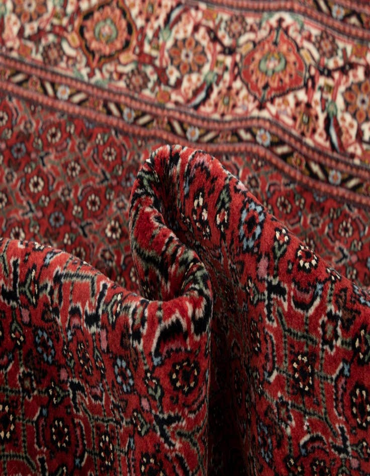 Detail image of  4' 8 x 6' 10 Bidjar With Silk Rug