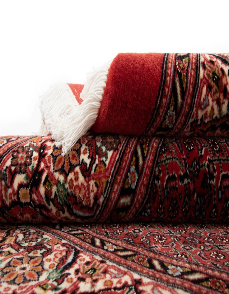 Detail image of  4' 8 x 6' 10 Bidjar With Silk Rug