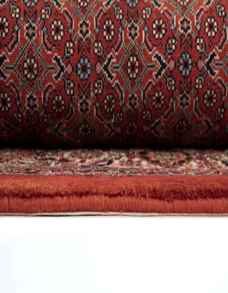 Detail image of  4' 8 x 6' 10 Bidjar With Silk Rug